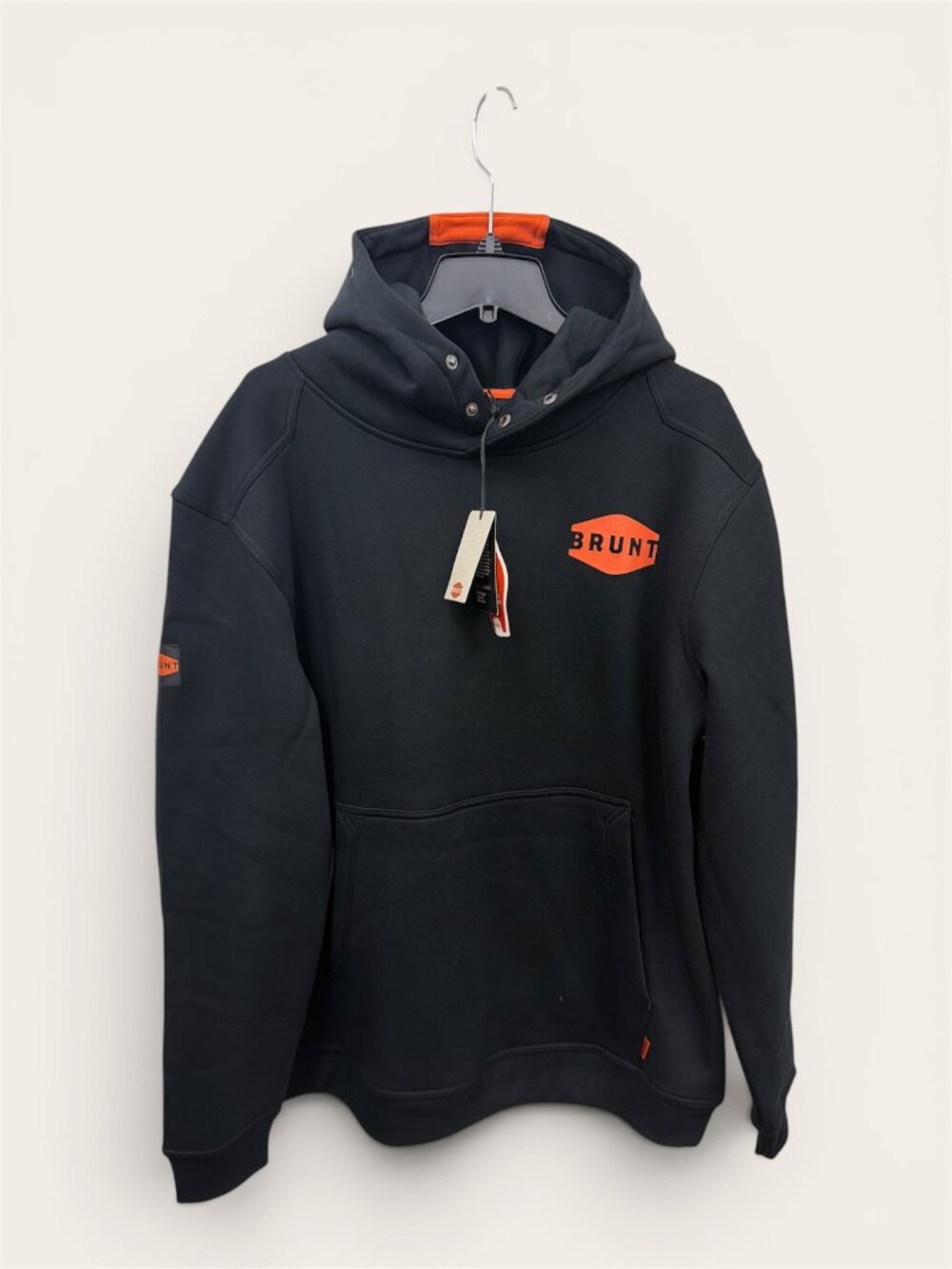 Brunt Shevlin Hoodie - Black - XL Men's Work Sweater